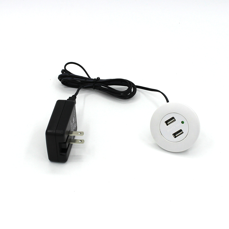 prise de courant montée sur table table mounted power outlet