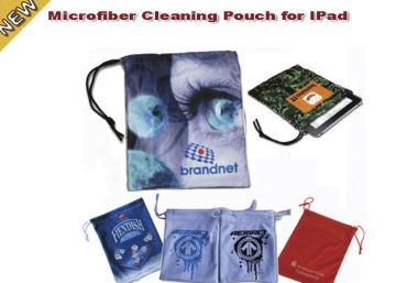 Oem Iphone Pouch, Printed Microfiber Mobile Phone Pouch For Smart Phone, Psp And Music Player