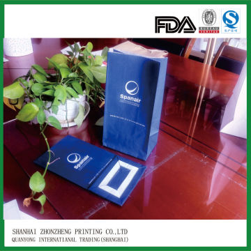 laminated airline sickness motion bag