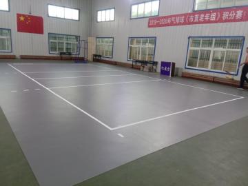 Asian Flooring Green Synthetic Volleyball Court Flooring