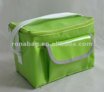 Insulated lunch shoulder strap cooler bag