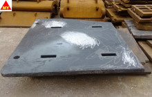 Jaw crusher spare parts high manganese cheek plate