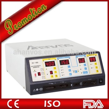 Electrosurgical Cautery Unit Cutting and Coagulation machine 400W HF electrosurgical unit