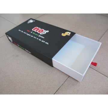 high quality customized glossy white collapsible gift boxes with competitive price