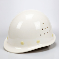 Witte hardhoed veiligheid helm constructie