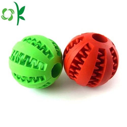 Hundezähne Reinigung Toy Ball Silikon Pet Ball