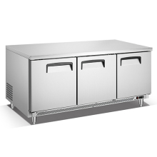 Stainless Steel Deluxe Under Counter Chiller Refrigerated Kitchen Cabinet