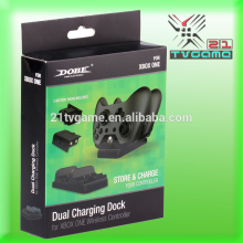 New Arrival Dual Charging Dock Controllers Charger + 2 Rechargeable Batteries for Xbox One Gaming Controller