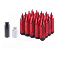 AUSO 590SJ Adjustable M12x1.5 Indicator Locking Wheel Lug Nut Bolts for Cars