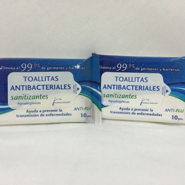 99.9% Antibacterial Pocket Wet Wipes