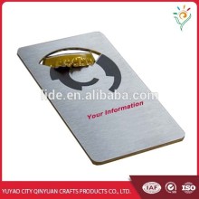 Hot sale metal push down bottle opener