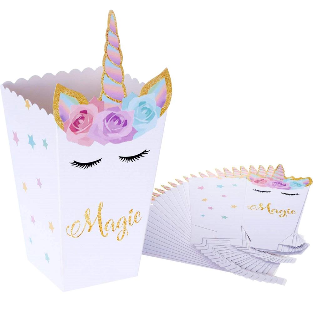 12 Unicorn Party Favor Boxes Set 1 12 Unicorn Party Favor Boxes Set 1