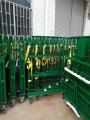 Entrepôt de matériau en acier pliage de cage de rouleau logistique chariot