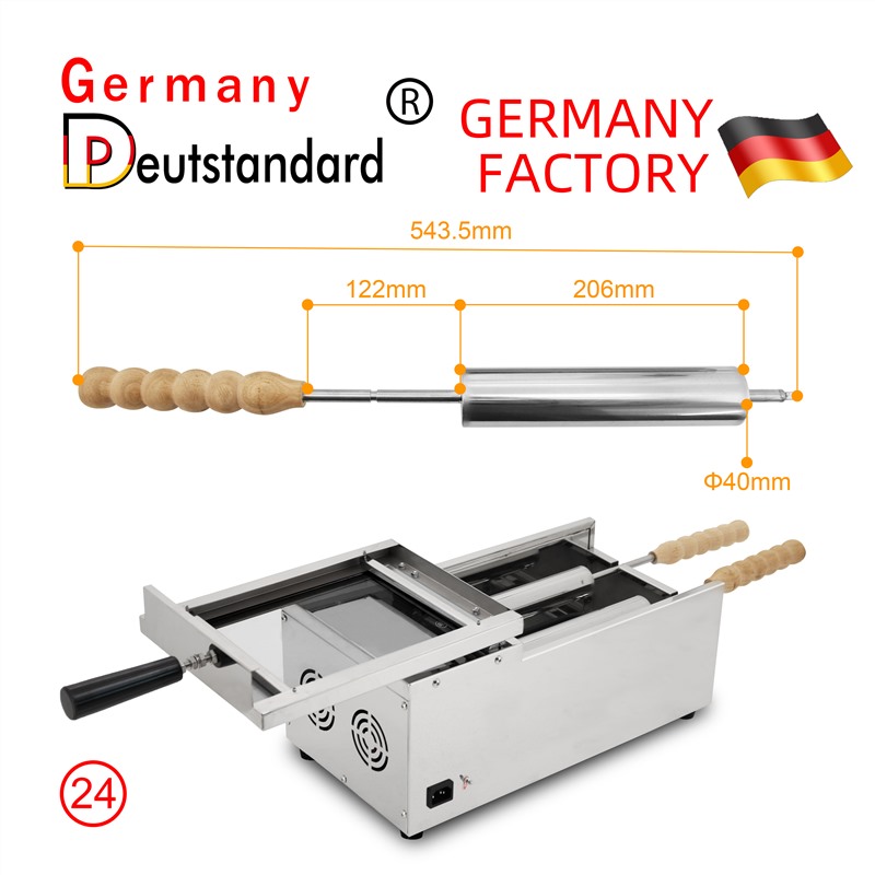 Pequeño horno de pastel de chimenea máquina eléctrica de pastel de chimenea