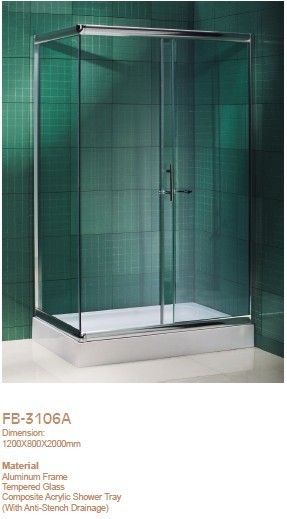 Shower screen/shower enclosure/shower room