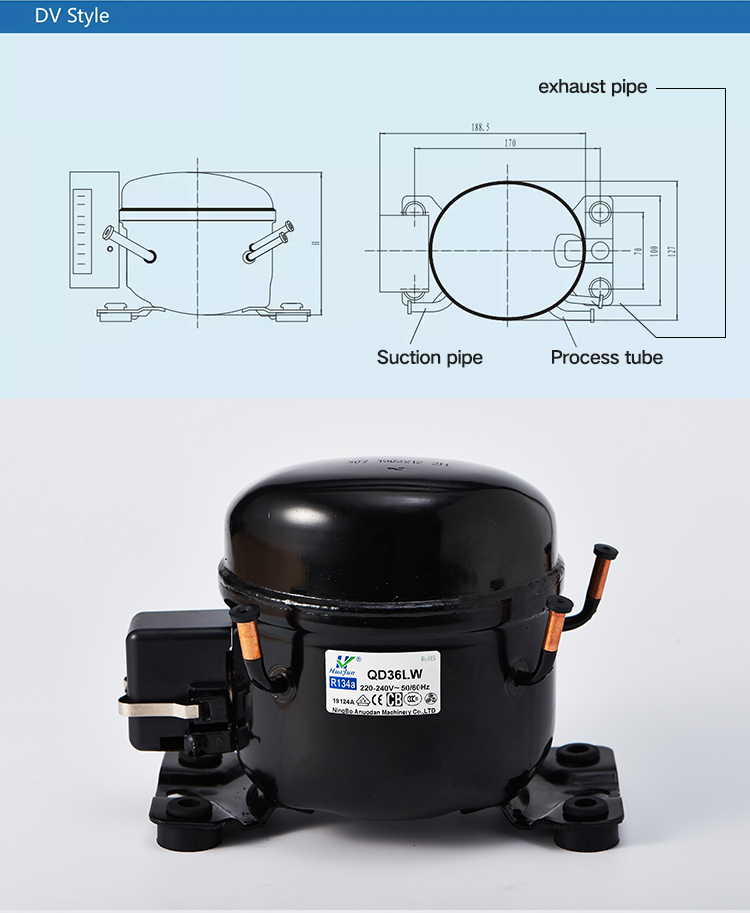 QD36LW Water Cooler Compressor R134a