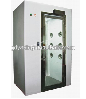 Cleanroom air shower unit