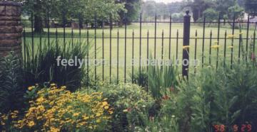 Simple Garden Wrought Iron Fence FF-004