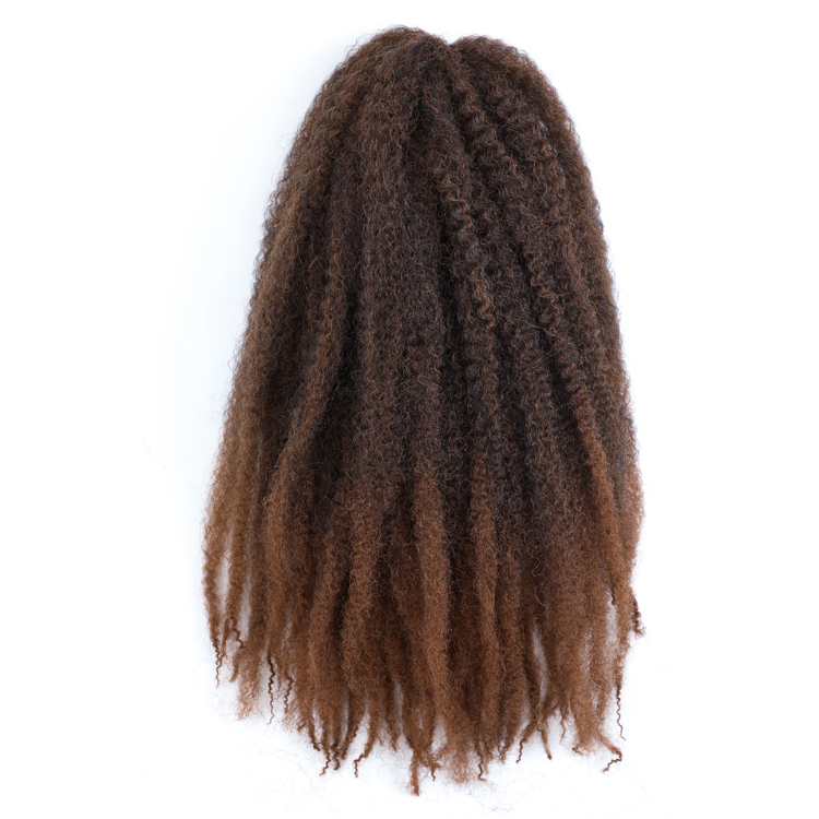 18 Inch 60G 100% Kanekalon Synthetic Fiber Marley Braid Afro Kinky Hair Extensions