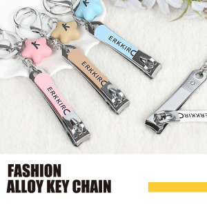 K star alloy fashion key chain