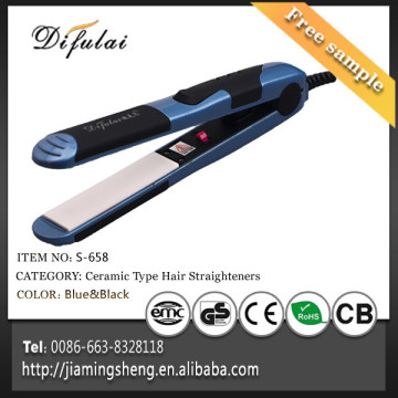 Electric Hair Straightening Nylon Material with Diamond Ceramic Coating Flat Iron