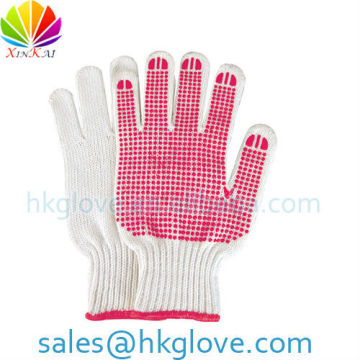 Bleach White Cotton Dotted Gloves HKA5013