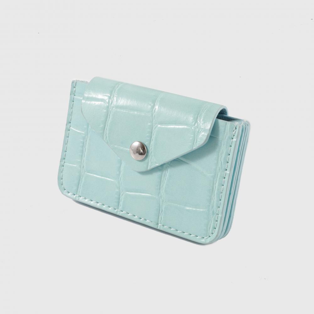 croko PU Leather Card Bag for lady