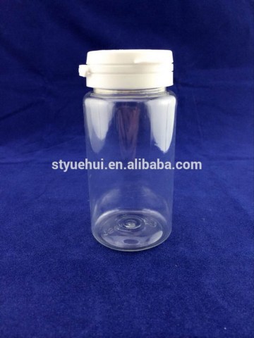 150cc PET plastic type label printing with logo capsule bottle