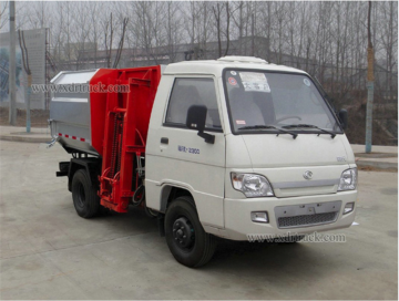 3cbm Foton Barrel Hanging Type Garbage Truck