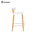 Silla de barra de madera plástica de estilo moderno BS-S005E