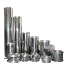 ETL certificate double wall stainless steel chimney pipe fitting sets