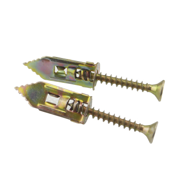 Expansion screws for gypsum board driven in