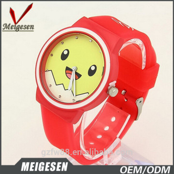 Fashionable catoon promotion kids plastic watch