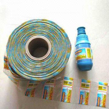 PVC Bottle Labels, Customized Sizes are Accepted