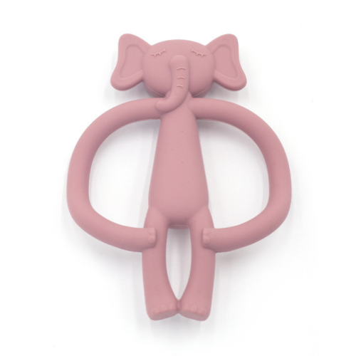 Elefante creativo de silicona de elefante baby teether