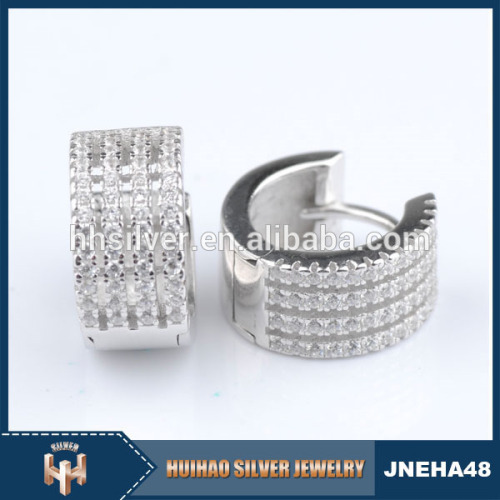 alibaba wholesale cheap micro pave zircon 925 sterling silver kids earrings