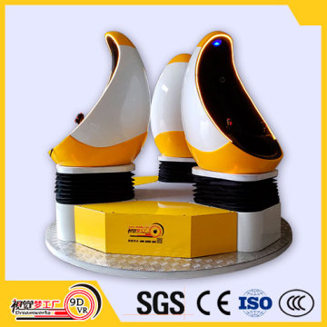 Amusement park Equipment Exciting high profit 9d-3seats cinema kino cabin