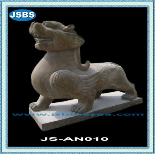 Cheap Stone Carved Traditional Chinese Garden Animal Statue