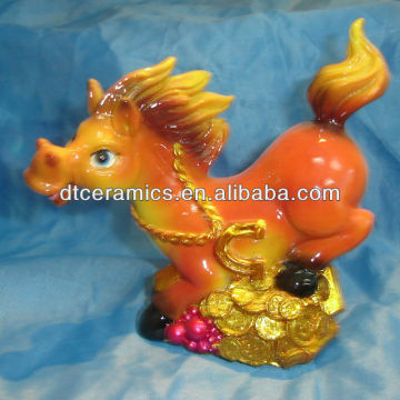 decorative resin horses