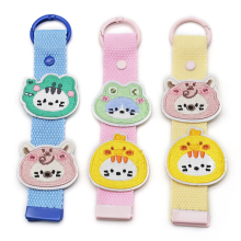 Embroidery Patch Cotton Canvas Keychain