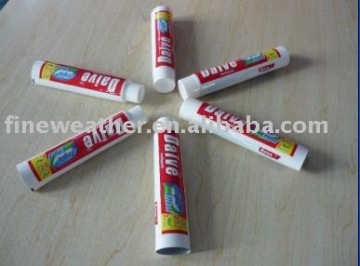 empty toothpaste tubes