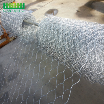 กระบอกดักแด้เคลือบหลุมหลบภัยแบบกรงเล็บ Hexagonal Hole Wire Mesh