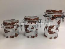 professional ice crack new shape acrylic/ps jar, canister,fresh keeping container