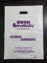 Plastic HDPE Die Cut Bag For Baby Commodity Shopping