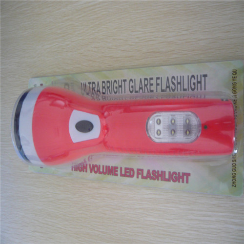 9+6 LED Rechargeable Camping Light Torch