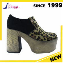 Wholesale cheap price ankle boot women platform thick heels women shoes 2017