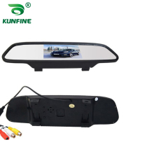 4.3 Inch Rearview Monitor Car Rear View Mirror Car Monitor Display Fits Wifi Reverse Backup Camera Car Rear View Mirror Monitor