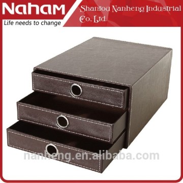 NAHAM Desk Accessory three Drawer Storage Organizer