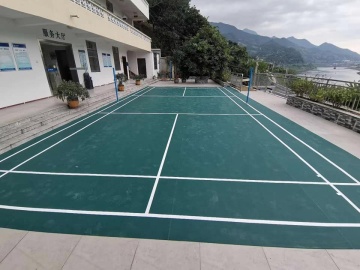 Anti slip PVC sports flooring for badminton paddle