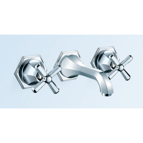 Wall Mounted Basin Faucet Cross Handles ○